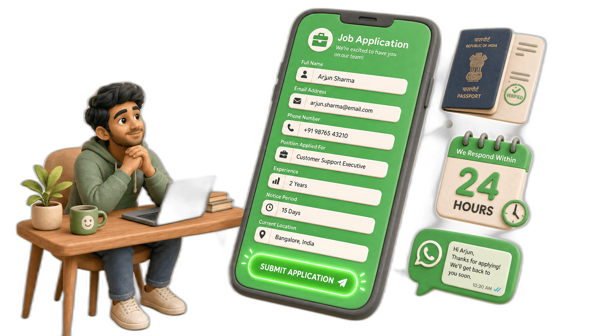 Apply for a job in Ukraine — simple application process